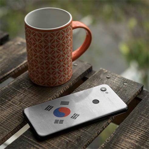 South Korean Flag Distressed Google Pixel 3a XL Skin